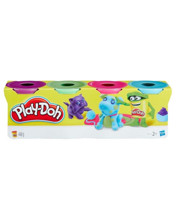 PLAY-DOH масса для лепки, 4 шт