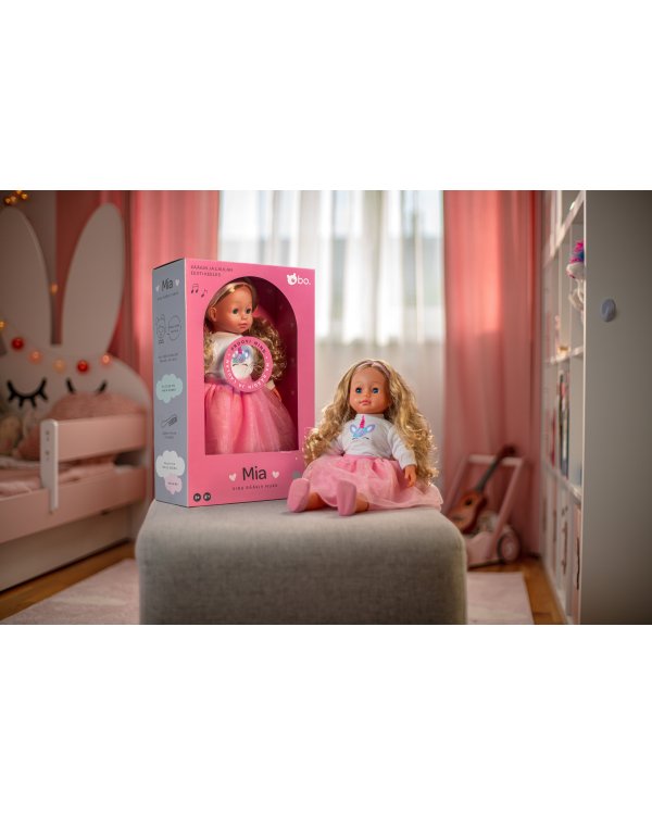 bo. Интерактивная кукла "Mia" (разговаривает на эстонском языке), 40 см