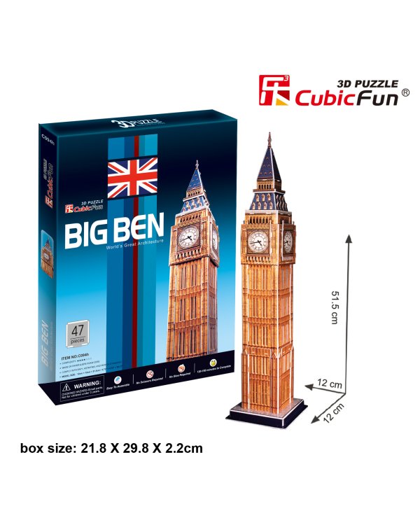 CUBICFUN 3D пазл Биг Бэн