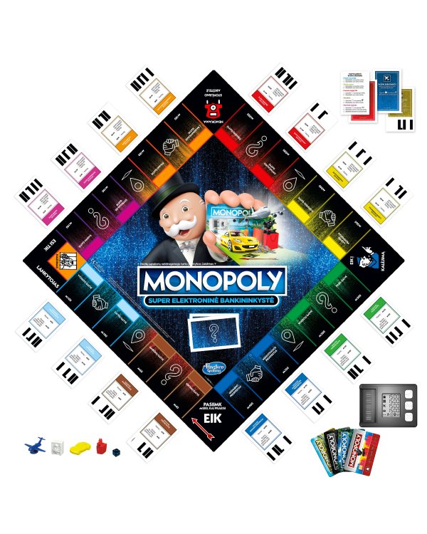 MONOPOLY Настольная игра Монополия Бонусы без границ (на литовском яз.)
