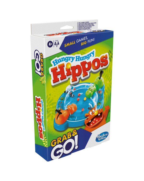 HUNGRY HUNGRY HIPPOS Дорожная версия Grab&Go