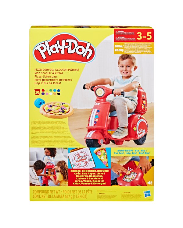 PLAY-DOH игровой набор Самокат для доставки пиццы, 49 см