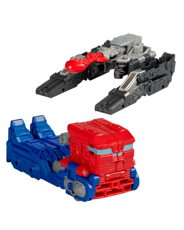 TRANSFORMERS MV8 игровой набор Сражающиеся роботы Оптимус Прайм и Мегатрон, 11,5 cm