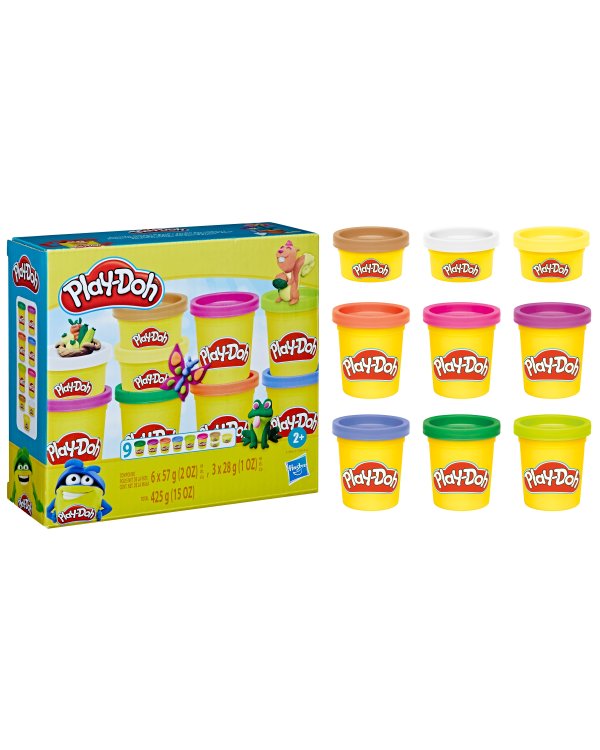 PLAY-DOH масса для лепки Блестки, 6 шт