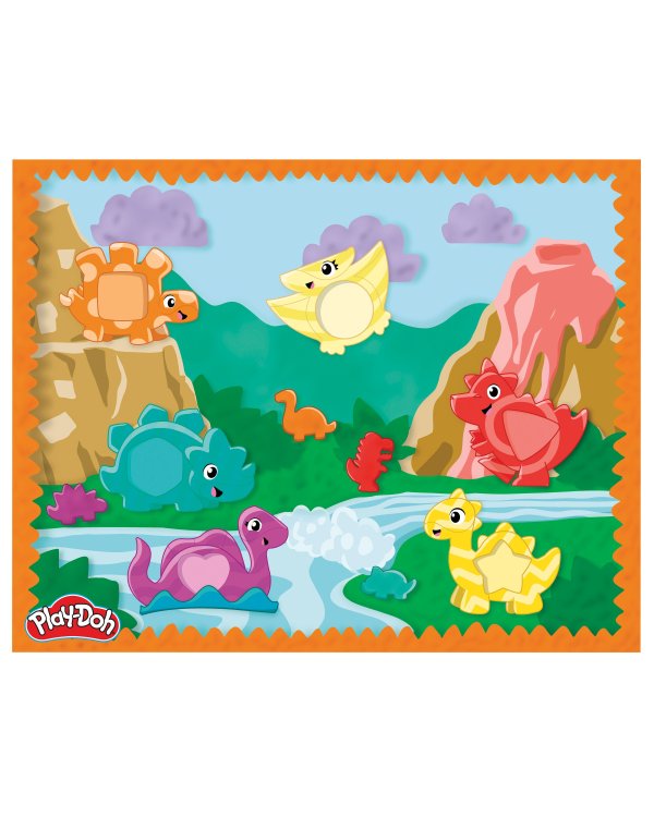 PLAY-DOH игровой набор Формы и цвета Динозаврика