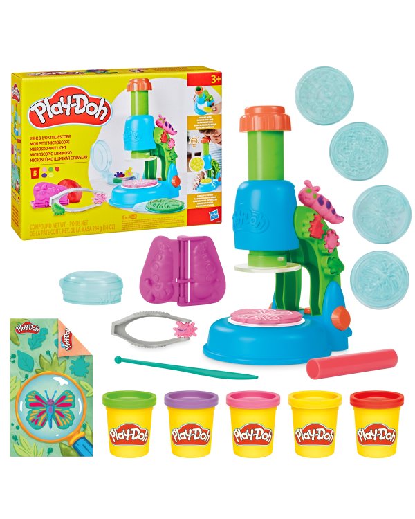 PLAY-DOH Игровой набор Светящийся микроскоп