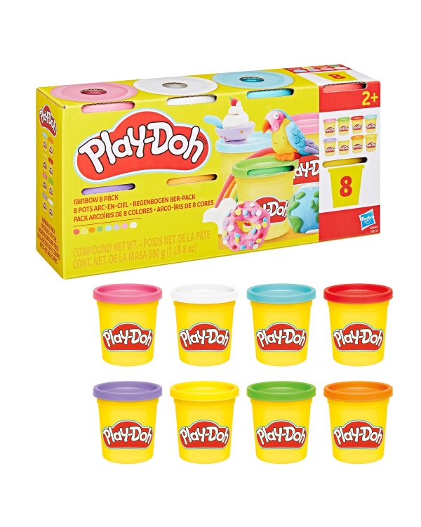 PLAY-DOH масса для лепки 8 шт