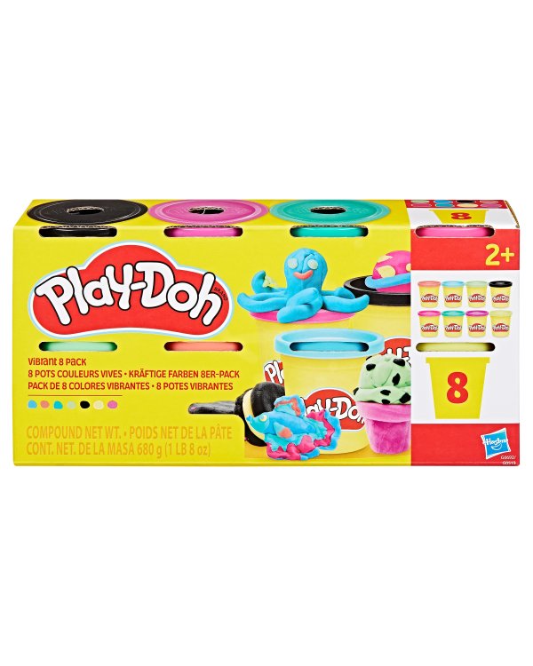 PLAY-DOH масса для лепки 8 шт
