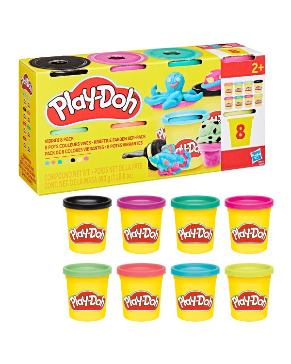 PLAY-DOH масса для лепки 8 шт