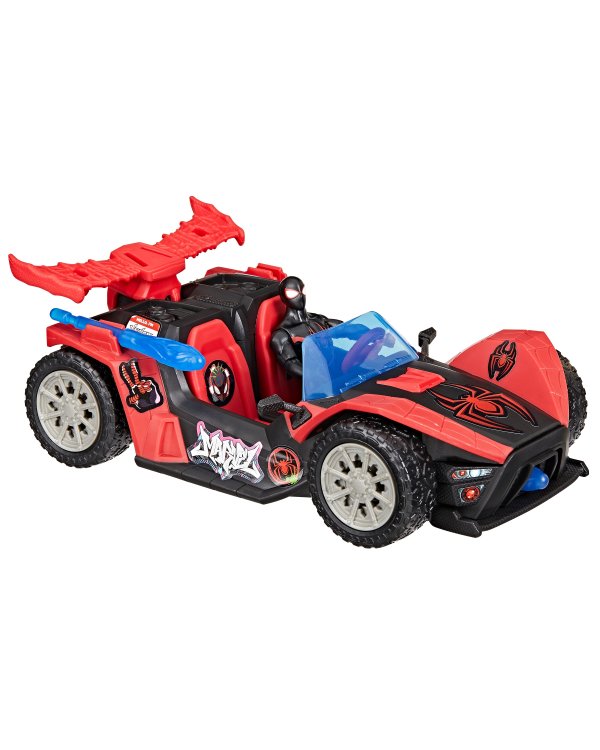 SPIDER-MAN Игровой набор Майлз Моралес и автомобиль 10 см