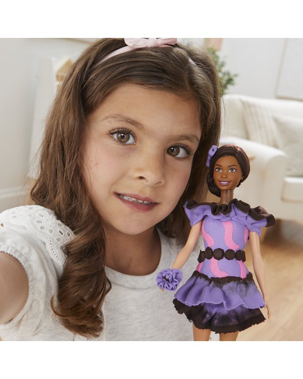 PLAY-DOH BARBIE игровой набор Барби Модница в оборках