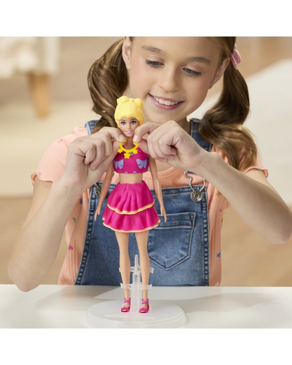 PLAY-DOH BARBIE игровой набор Барби Оборки и бантики