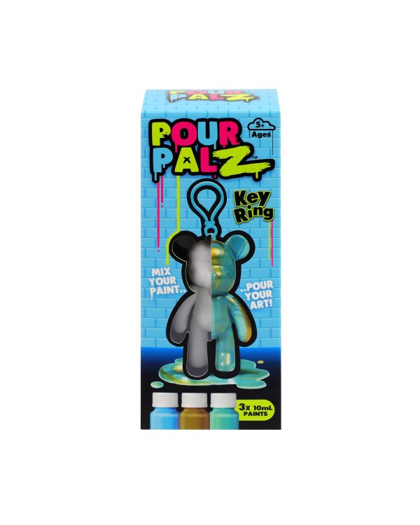 Pour Palz DIY Мини-раскрашиваемый мишка – брелок
