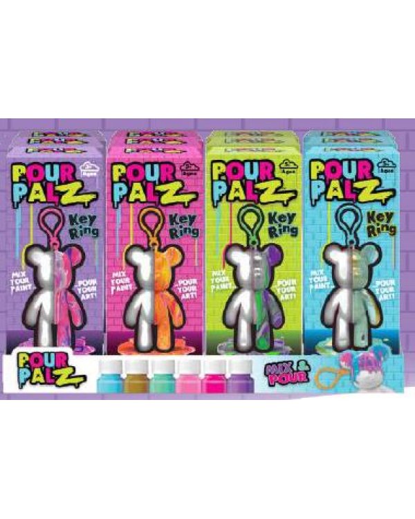 Pour Palz DIY Мини-раскрашиваемый мишка – брелок