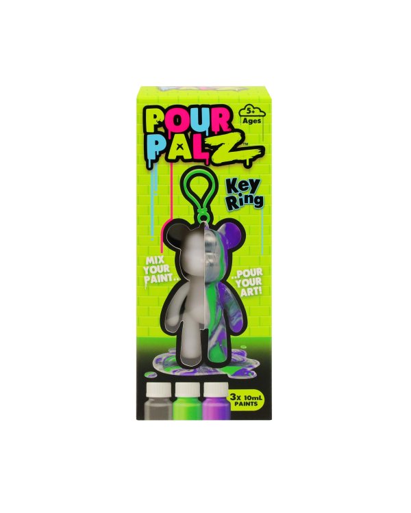 Pour Palz DIY Мини-раскрашиваемый мишка – брелок