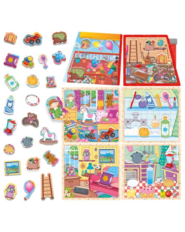 HEADU Игра-пазл Монтессори Мой Маленький Домик