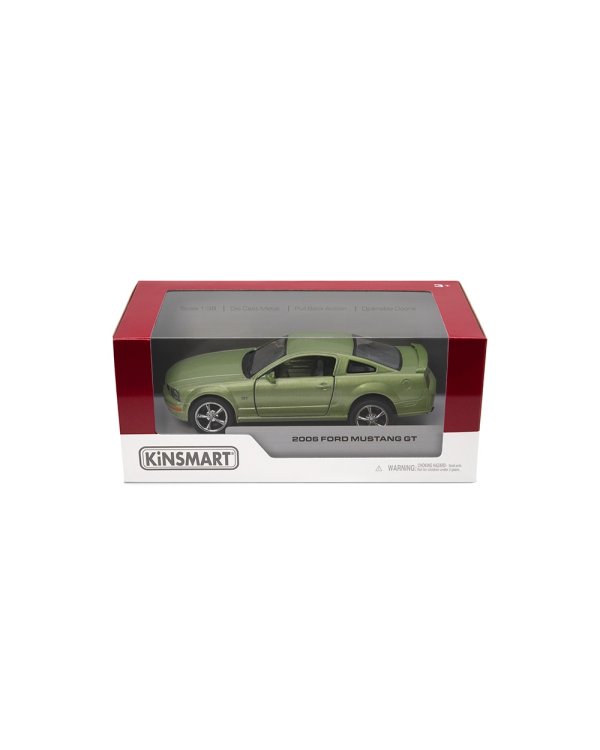 KINSMART Металлическая моделька 2006 Ford Mustang GT, масштаб 1:36
