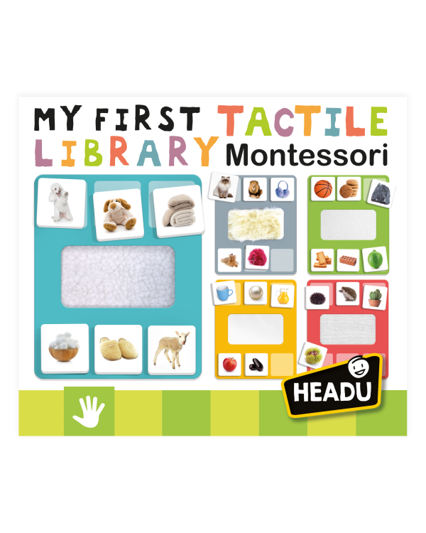 HEADU Montessori Моя первая тактильная библиотека