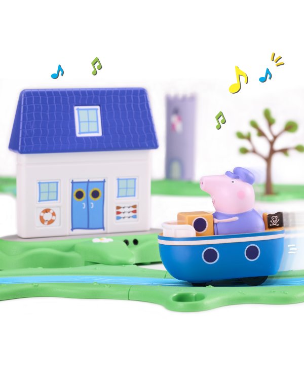 PEPPA PIG Whizz Around Peppa Игрушечный комплект "Река"