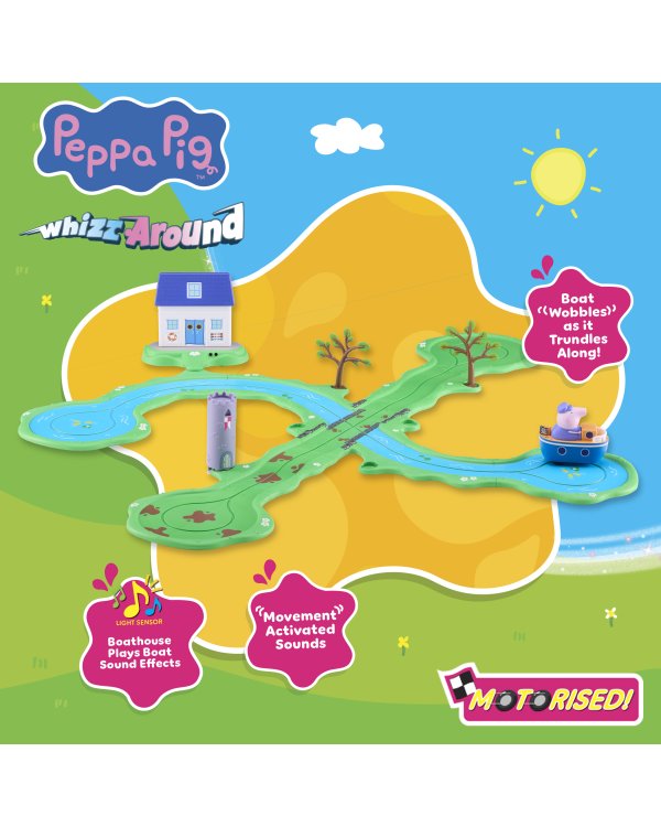 PEPPA PIG Whizz Around Peppa Игрушечный комплект "Река"