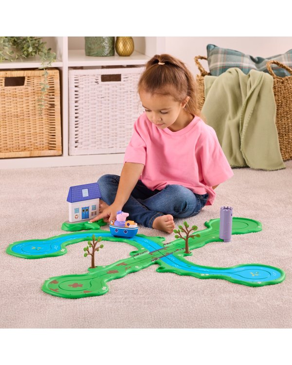PEPPA PIG Whizz Around Peppa Игрушечный комплект "Река"