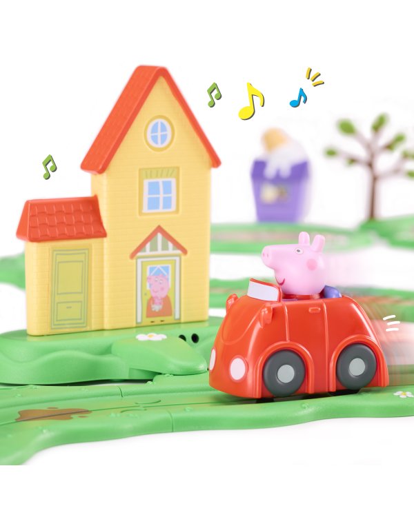 PEPPA PIG Whizz Around Peppa Игрушечный комплект "Пеппа на улице"