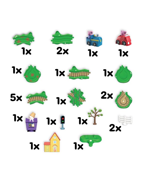 PEPPA PIG Whizz Around Peppa Игрушечный комплект "Пеппа на улице"