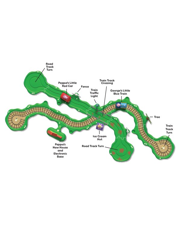 PEPPA PIG Whizz Around Peppa Игрушечный комплект "Пеппа на улице"