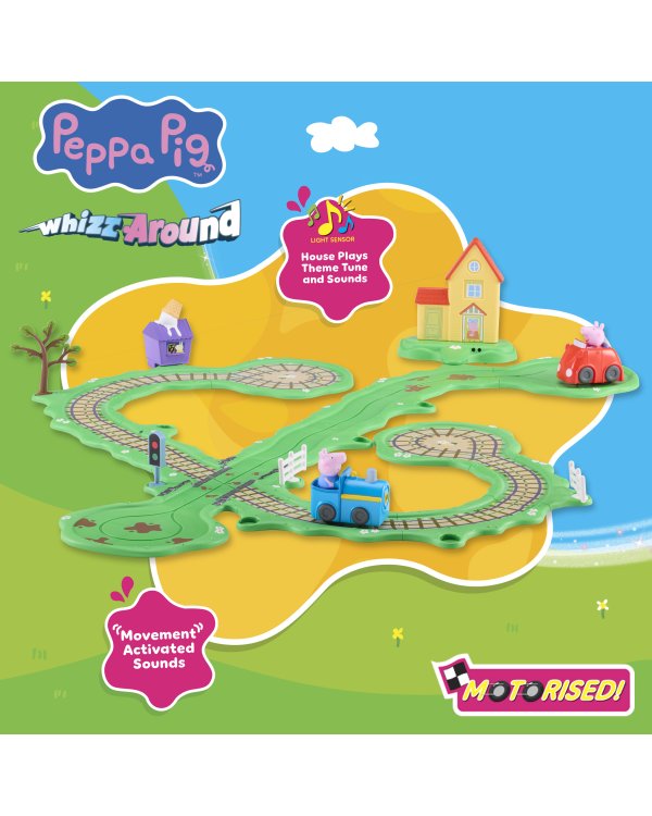 PEPPA PIG Whizz Around Peppa Игрушечный комплект "Пеппа на улице"