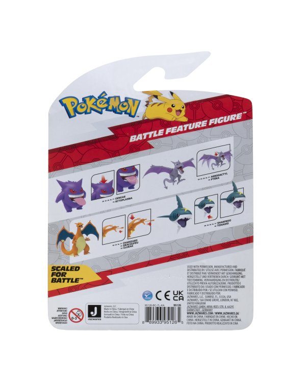 POKEMON W11 Большая Боевая Фигурка 10 см