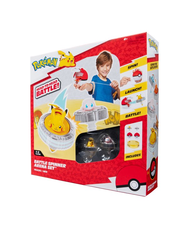 POKEMON Набор боевых спиннеров со стадионом