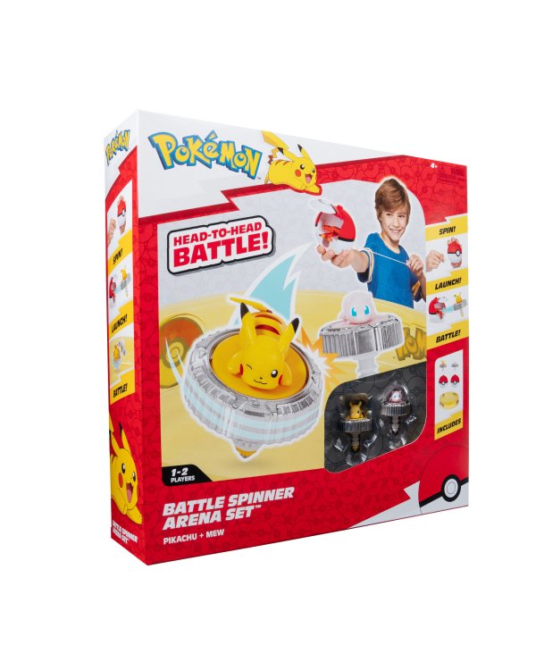 POKEMON Набор боевых спиннеров со стадионом