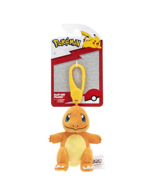 POKEMON W8 Плюшевый брелок, 8 см