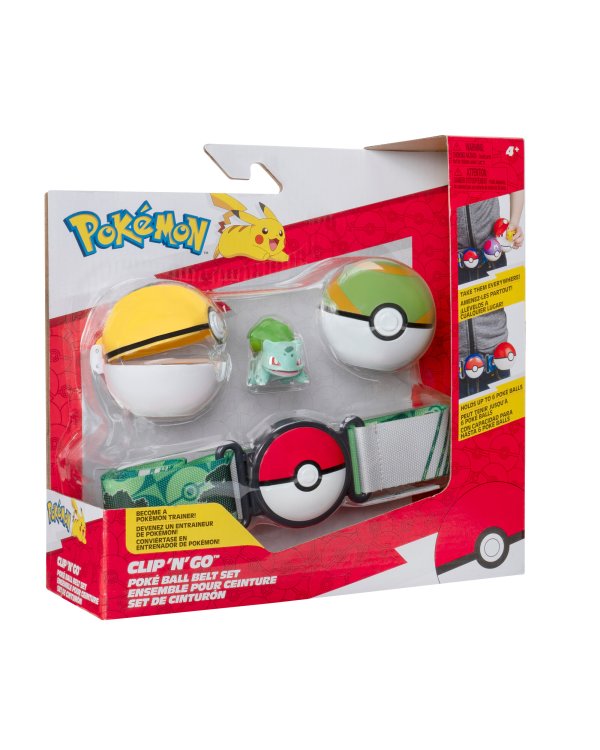 POKEMON W16 Clip ´n´ Go Набор с Ремнем, поке болом и фигуркой