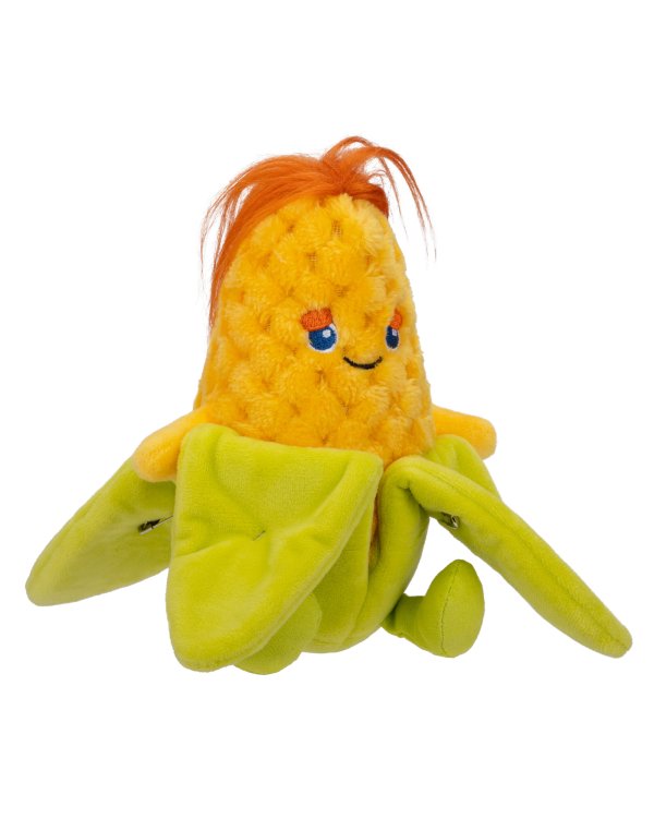 LIVING ON THE VEG Мягкая игрушка Кукуруза, 15 см, S2
