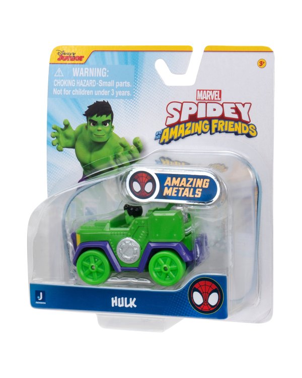 SPIDEY AND HIS AMAZING FRIENDS металлическая машинка, 7,5 см