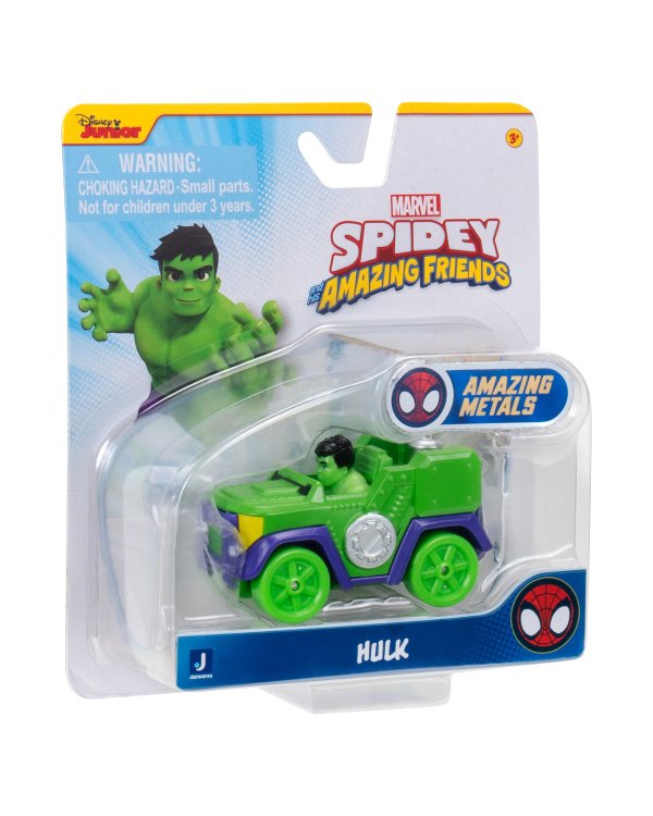 SPIDEY AND HIS AMAZING FRIENDS металлическая машинка, 7,5 см