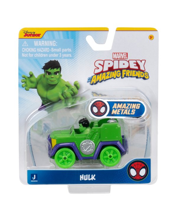 SPIDEY AND HIS AMAZING FRIENDS металлическая машинка, 7,5 см