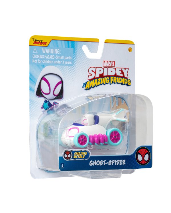 SPIDEY AND HIS AMAZING FRIENDS металлическая машинка, 7,5 см