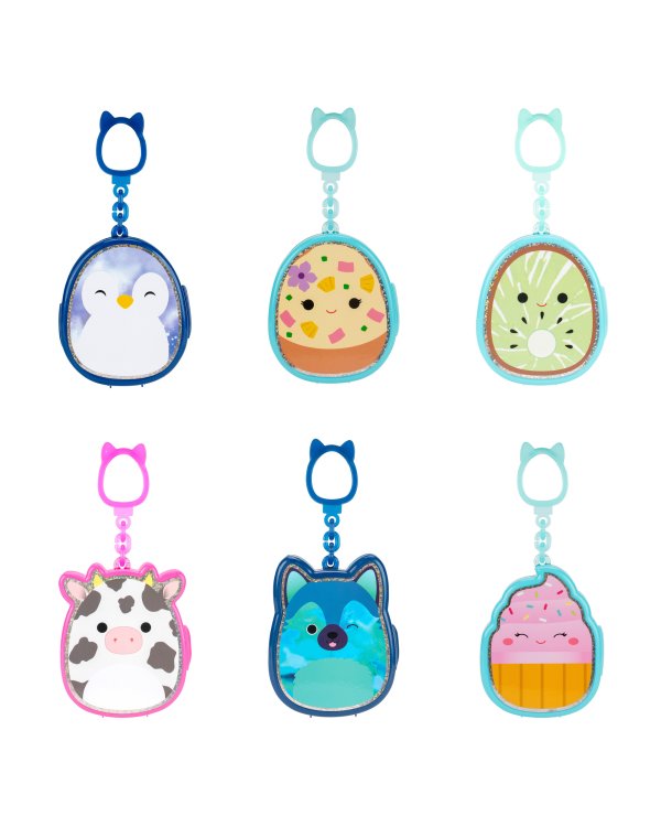 SQUISHMALLOWS CLIP-A-LONGS брелок-сюрприз с фигурками, 2,5 cm