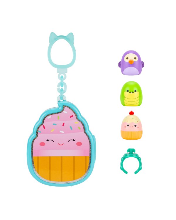 SQUISHMALLOWS CLIP-A-LONGS брелок-сюрприз с фигурками, 2,5 cm