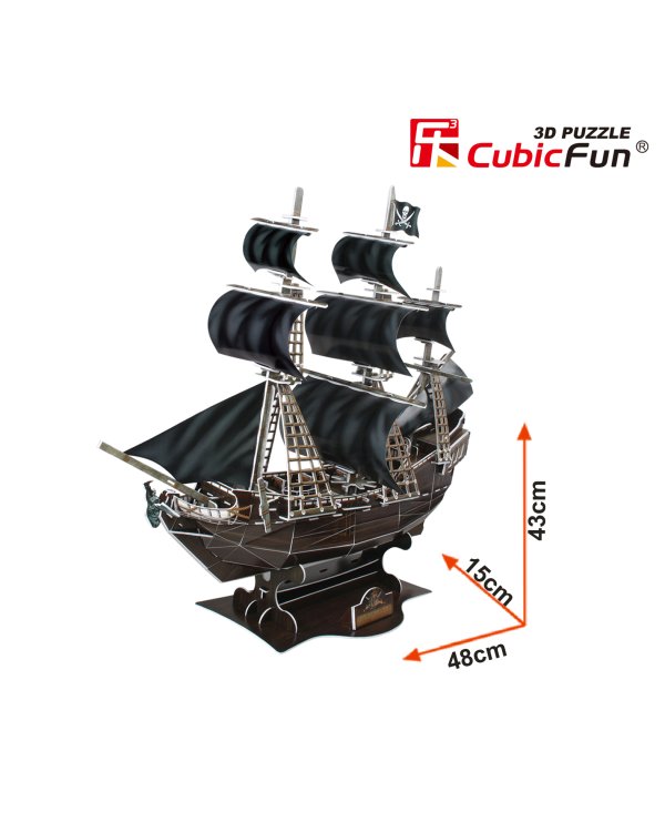 CUBICFUN 3D пазл Корабль Месть королевы Анны