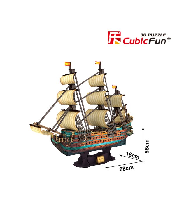 CUBICFUN 3D пазл Корабль "The San Felipe"
