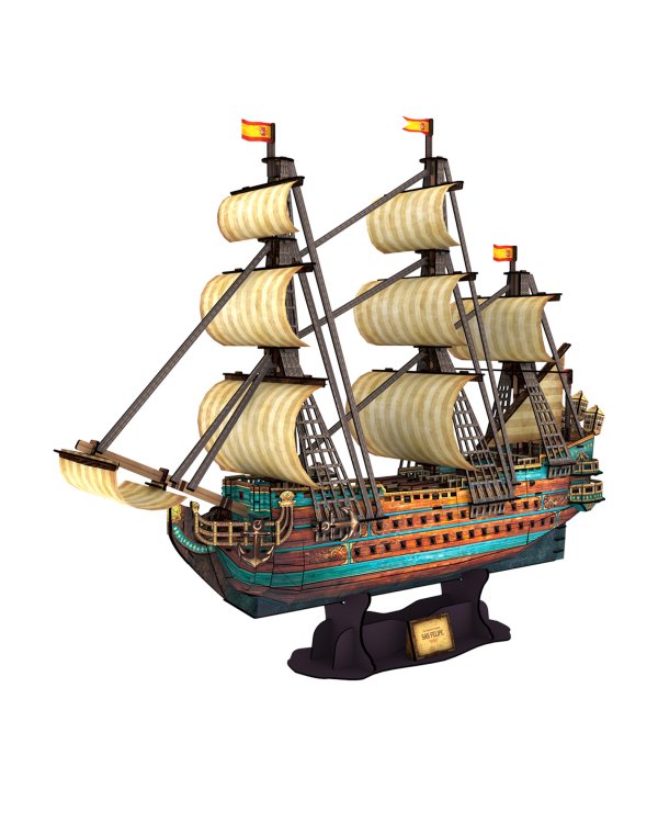 CUBICFUN 3D пазл Корабль "The San Felipe"