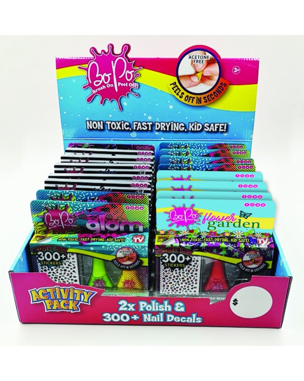 BO-PO Комплект Лаков с Наклейками