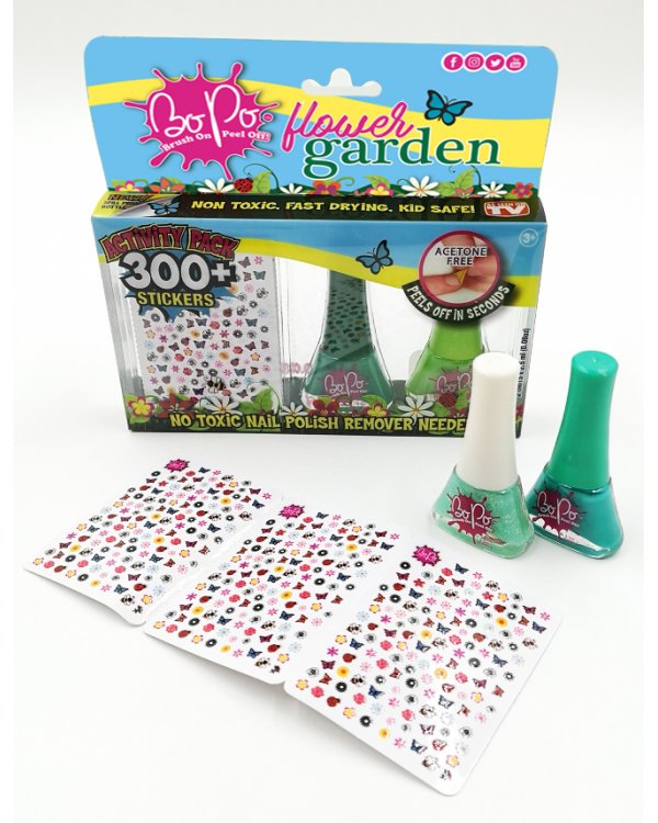 BO-PO Комплект Лаков с Наклейками