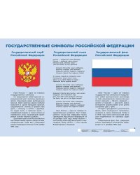 Плакат Государственные символы Российской Федерации. Демонстрационная таблица Просв.