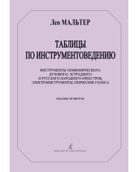 Таблицы по инструментоведению. Инструменты симф., дух., эстрад. и рус. народ. оркестров, электроинструменты, певческие голоса. Изд. 4-е. Под ред. А. Радвиловича