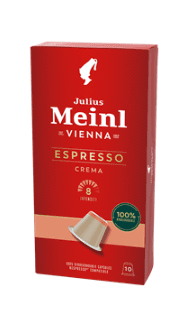 Кофейная капсула "ESPRESSO CREMA" JULIUS MEINL NESPRESSO система Кофейная капсула "ESPRESSO CREMA" JULIUS MEINL NESPRESSO система