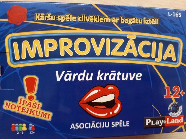 Improvizācija.Vardu krātuve.Kāršu spēle